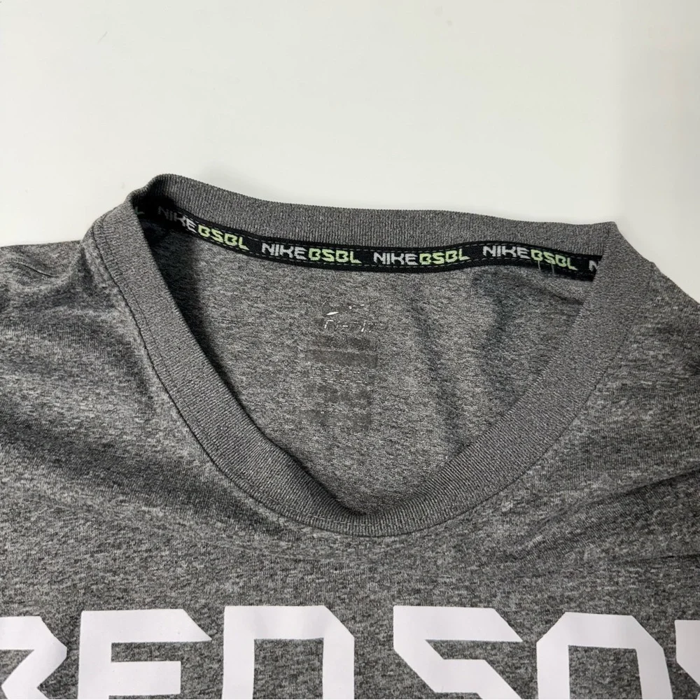 Nike Gray Red Sox Baseball Tee